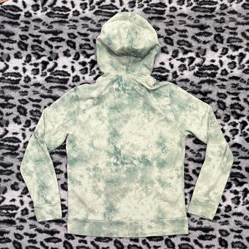 Old Navy Light Green Tie-Dye Men's Hoodie - Picture 6 of 6